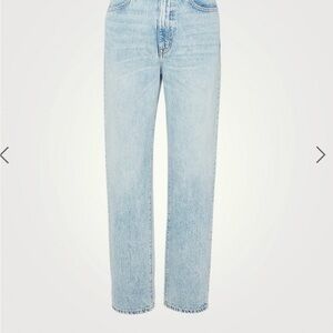 SLVRLAKE Dakota Light Blue Straight Leg Jeans